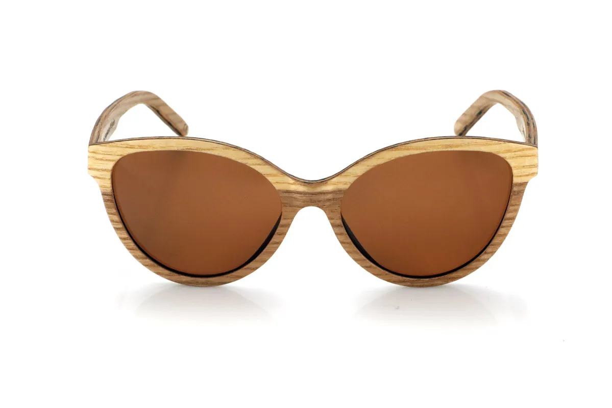 Gafas de Madera Natural de Walnut modelo CATHY - Venta Mayorista y Detalle | Root Sunglasses® 
